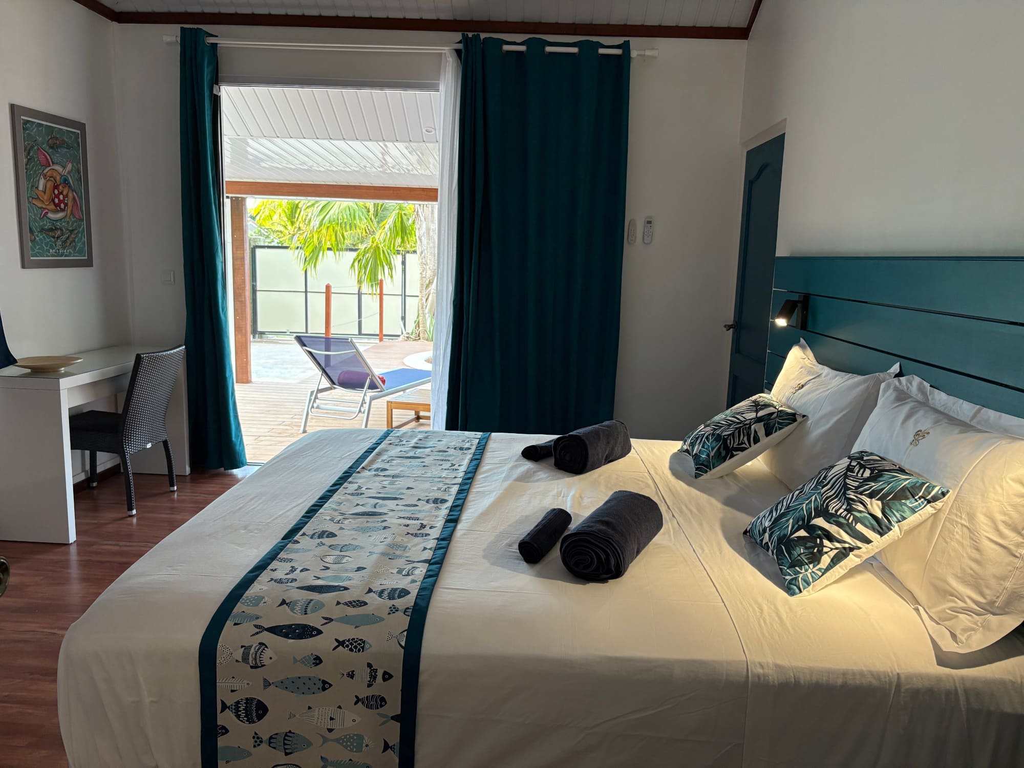 chambre airbnb moorea