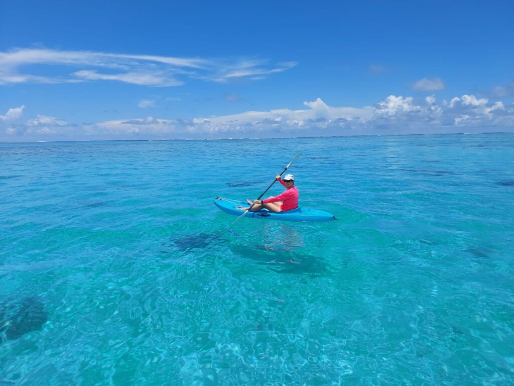 faire du kayak à moorea